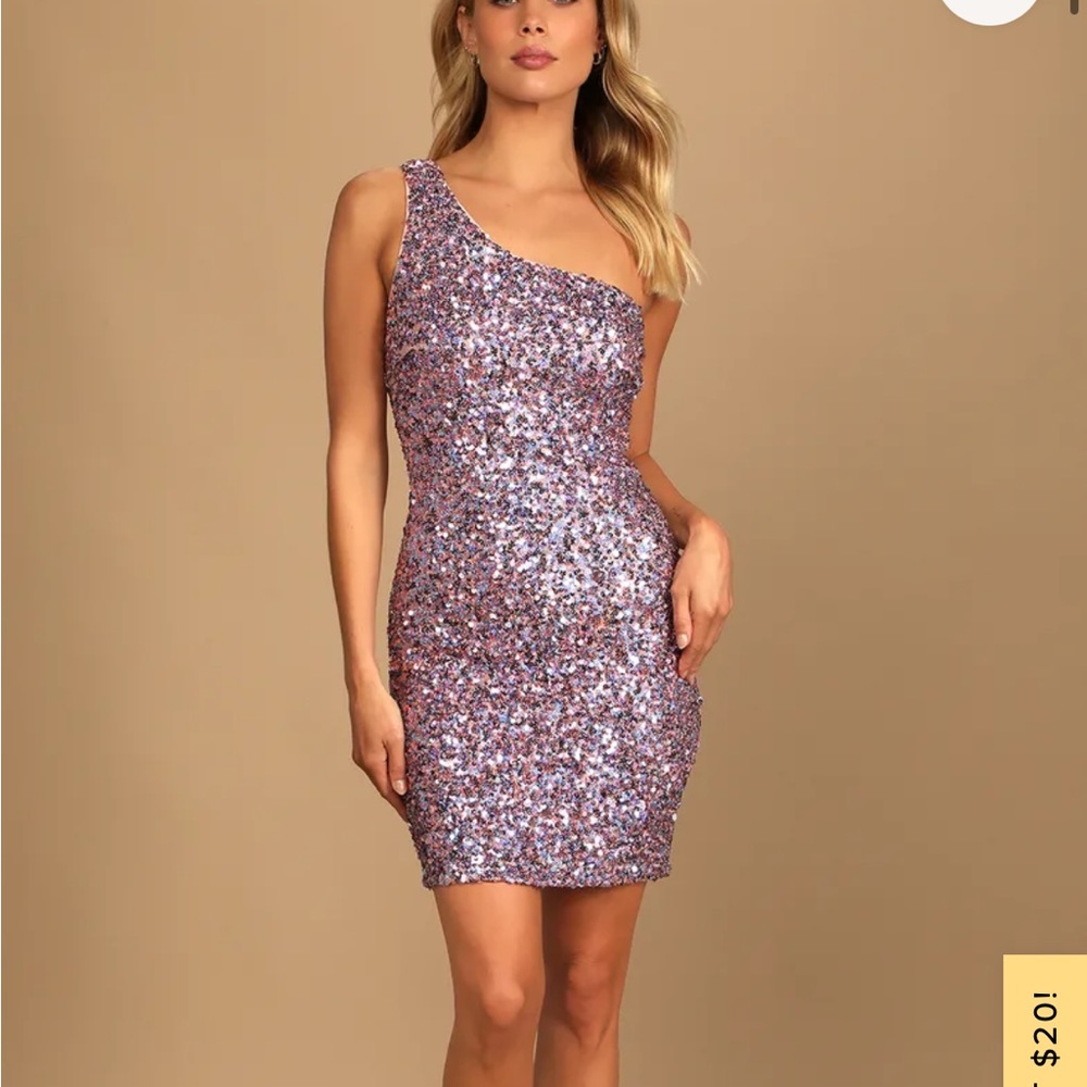 Sparkly One Shouldered Sequin Dress perfect for Taylor Swift!
